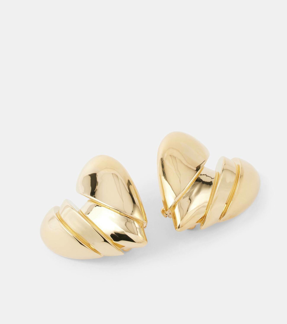 Amina Muaddi Heartbreaker earrings