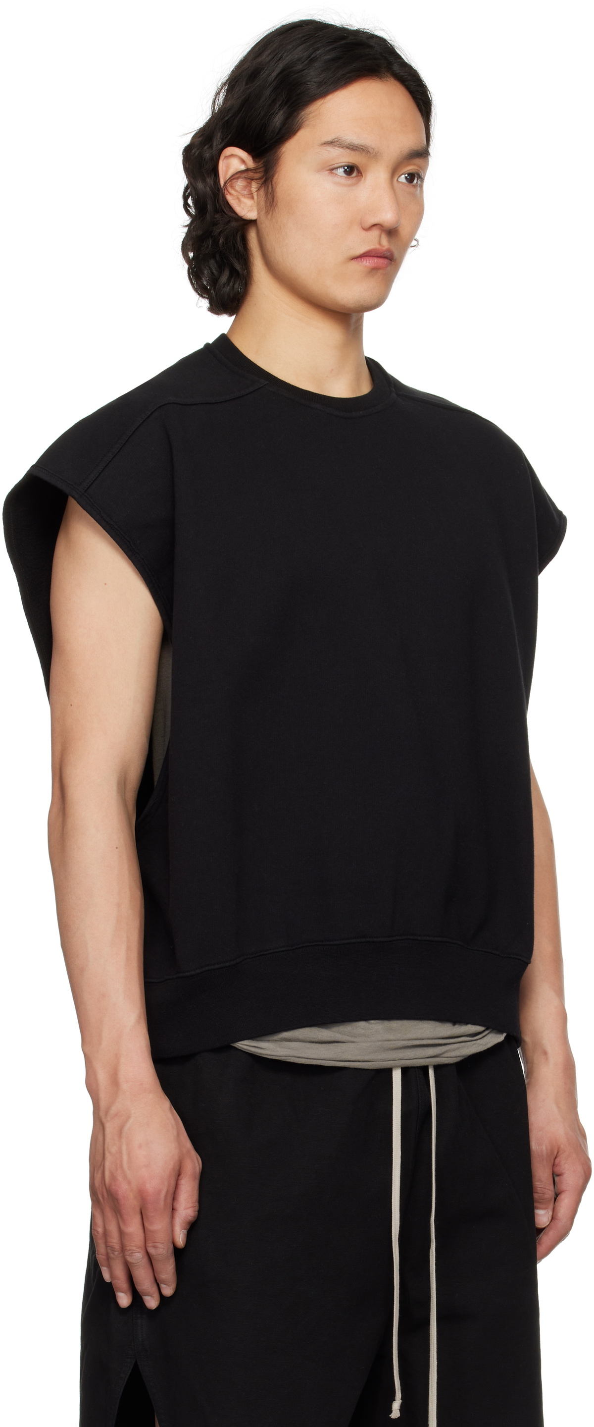 Rick Owens DRKSHDW Black Hollywood SL Jumbo Tatlin Sweatshirt Rick 