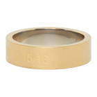 Maison Margiela Gold Logo Ring