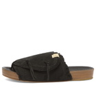 Visvim Men's Christo Shaman Folk Sandal in Black