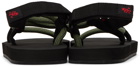 Gramicci Green & Black Rope Sandals