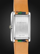 laCalifornienne - Daybreak 24mm Gold-Plated and Leather Watch, Ref. No. DB-03 SS IVY