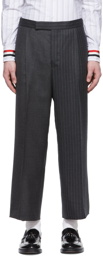 Thom Browne SSENSE Exclusive Gray Wool Trousers