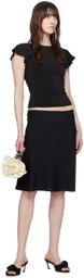 GUIZIO Black Soffiano T-Shirt