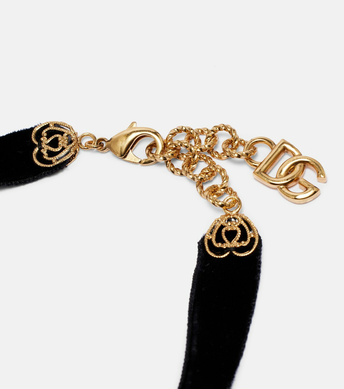 Dolce&Gabbana DG velvet choker