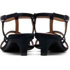 Jil Sander Navy Cage Low-Heel Sandals