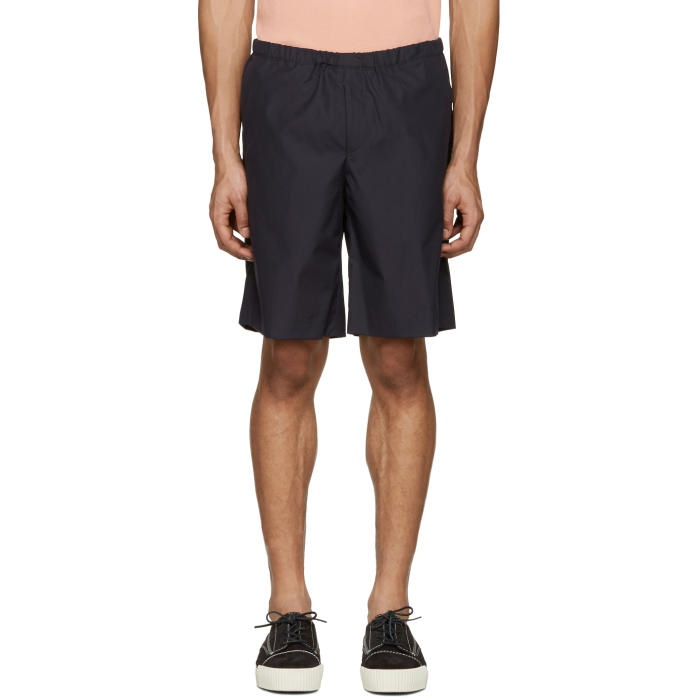 Photo: Acne Studios Navy Ari Pop Shorts