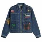 Patta Men's Whole Lotta Labels Denim Jacket in Blue