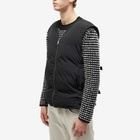 Jacquemus Men's Logo Down Vest in Black