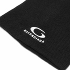 Balenciaga Men's Logo Beanie in Black