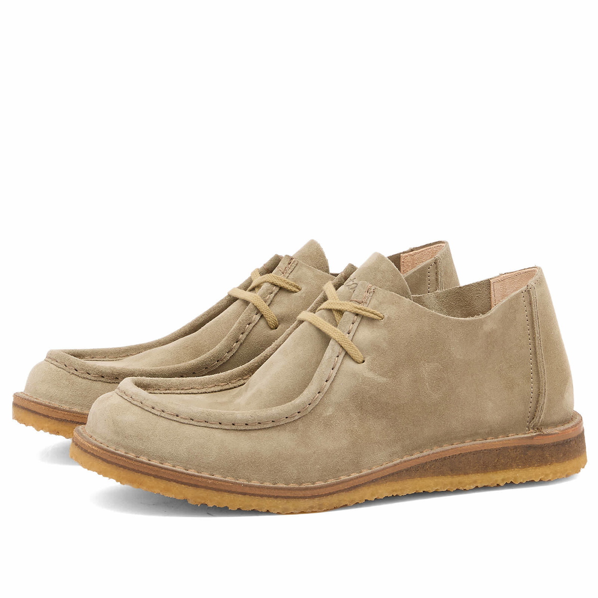 Astorflex Men's Beenflex Suede Shoes in Stone