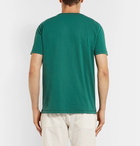 Hartford - Printed Cotton-Jersey T-Shirt - Men - Emerald