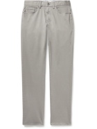 PETER MILLAR - Ultimate Stretch Cotton and Modal-Blend Sateen Trousers - Gray - UK/US 32