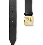 Fendi - 3.5cm Black Leather Belt - Black