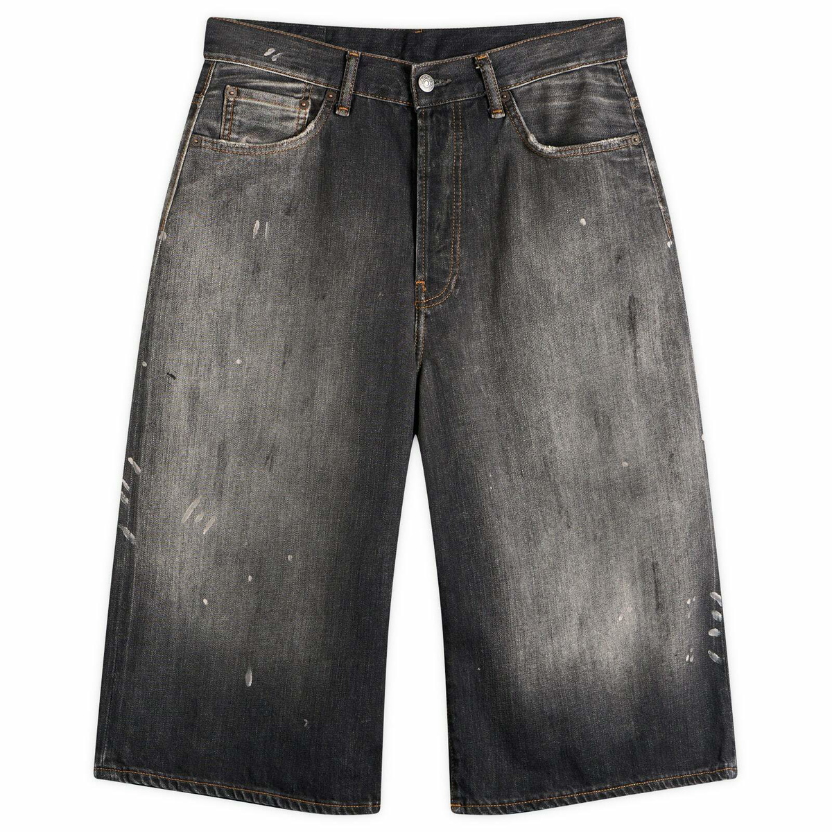 Acne Studios Men's Judda Trafalgar Denim Shorts in Black