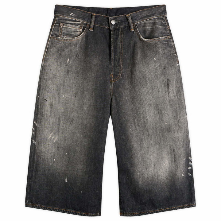 Photo: Acne Studios Men's Judda Trafalgar Denim Shorts in Black