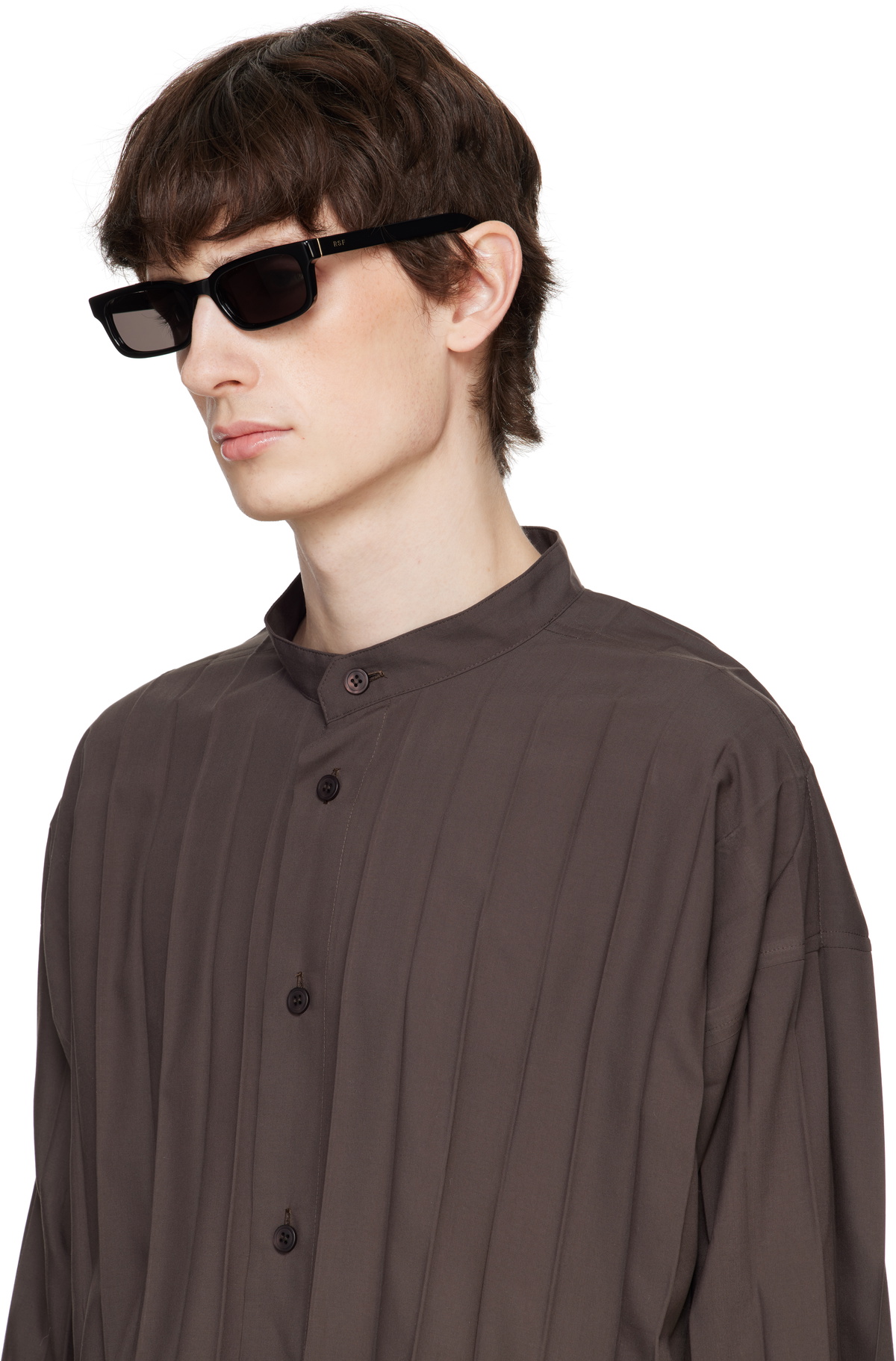 RETROSUPERFUTURE Black Gesto Sunglasses RETROSUPERFUTURE
