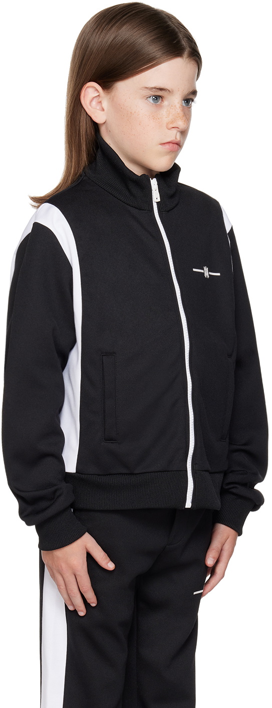 AMIRI Kids Black Bonded Track Jacket