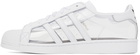 adidas Originals White & Transparent Superstar Sneakers