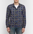 nonnative - Liberty Camp-Collar Floral-Print Cotton-Blend Shirt - Men - Navy