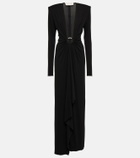 Alexandre Vauthier - Crystal-embellished ring-detail gown