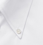 Thom Sweeney - White Slim-Fit Button-Down Collar Cotton-Poplin Shirt - White