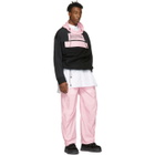 Colmar A.G.E. by Shayne Oliver Black and Pink Hoodie Jacket