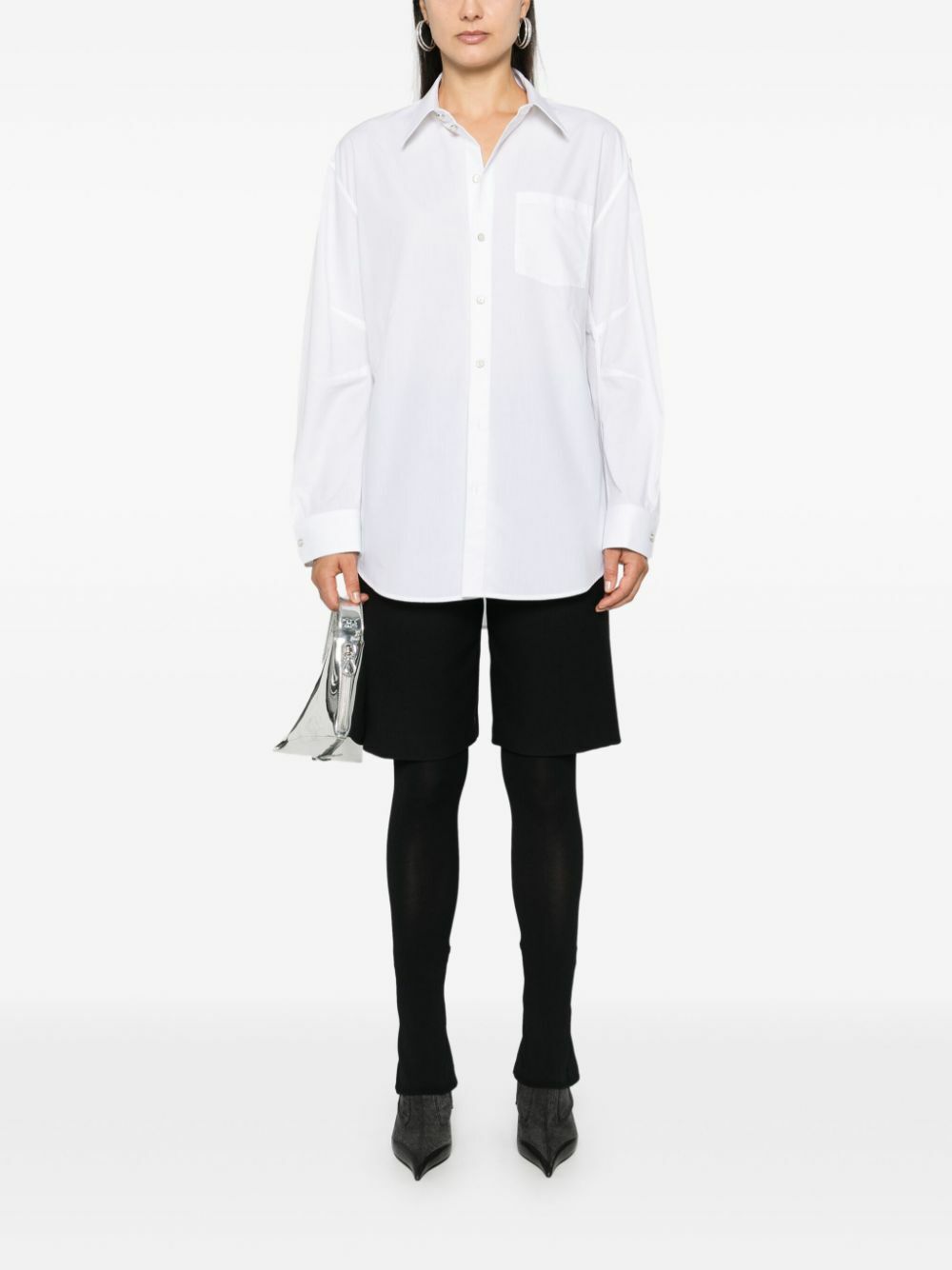 Helmut Lang White Cotton Shirt