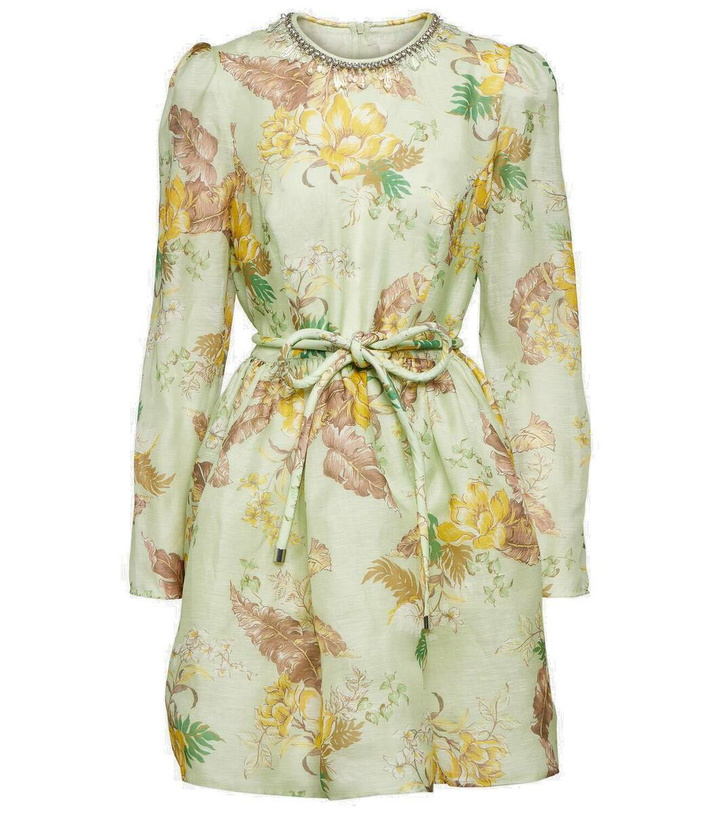 Photo: Zimmermann Matchmaker linen and silk minidress