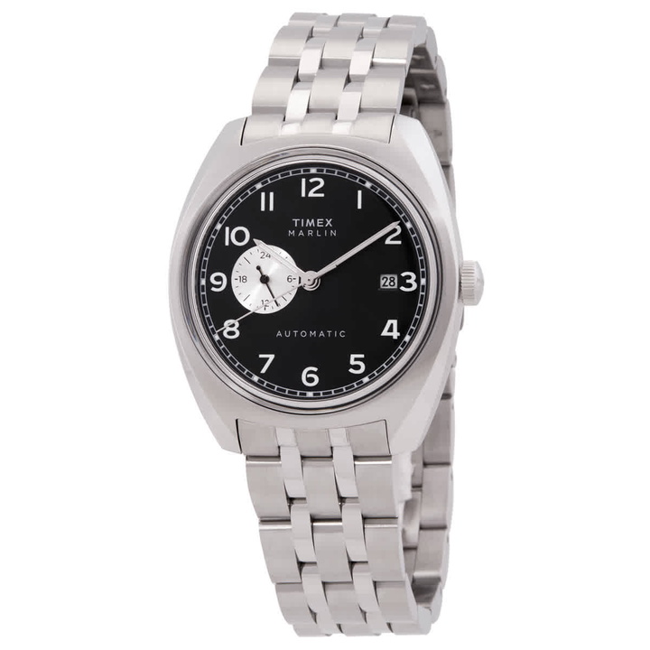 Photo: Timex Marlin Automatic Black Dial Mens Watch TW2W58800