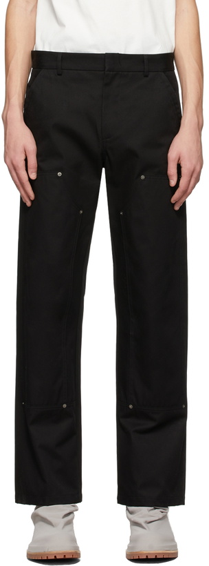 Photo: 424 Black Workmen Trousers