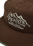 Picante Peaks Logo-embroidered Cotton cap - Brown - One Size