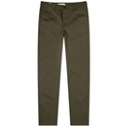Norse Projects Men's Aros Slim Light Stretch Chino in Ivy Green