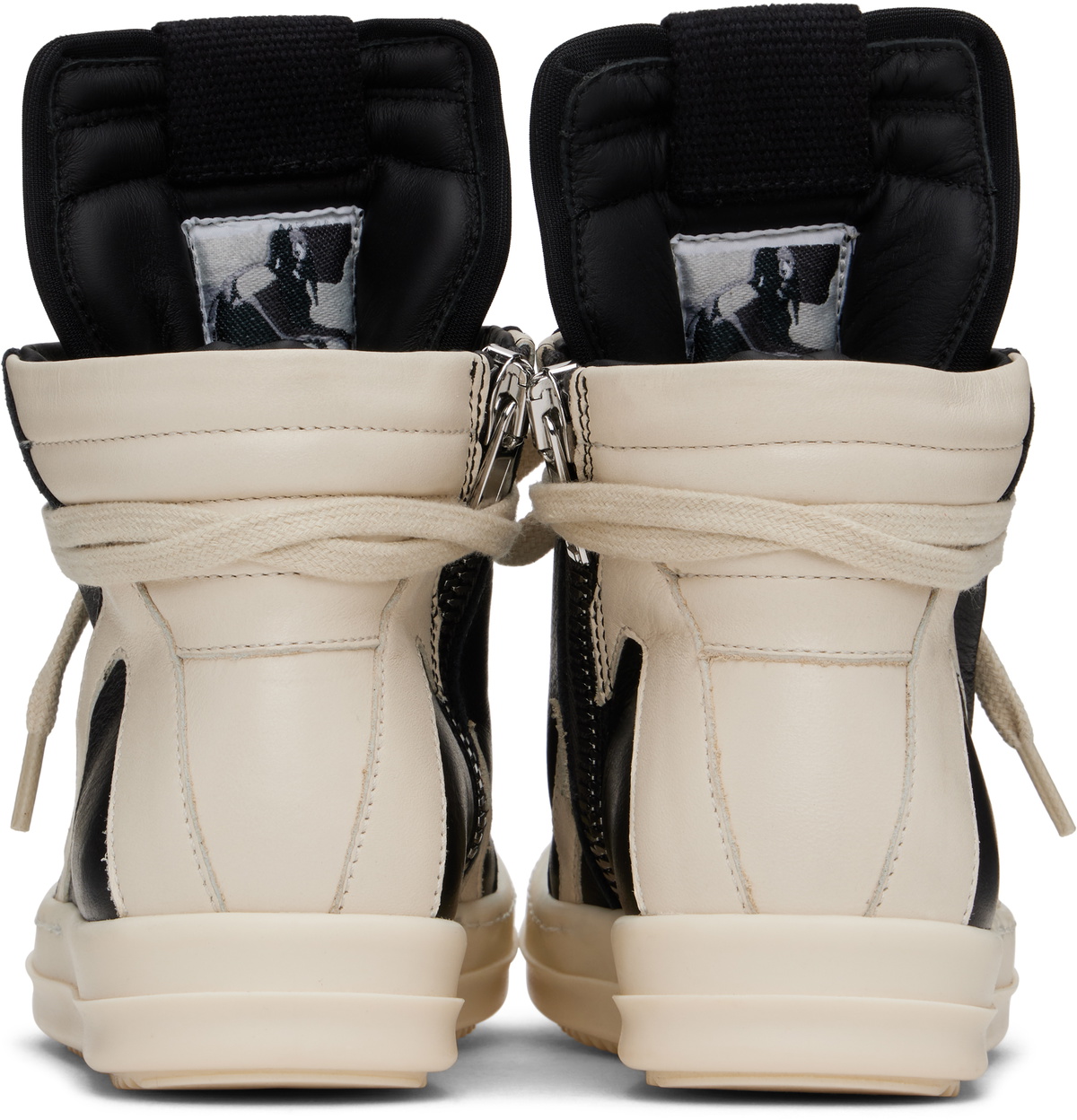 Rick Owens Kids Black Porterville Geobaskets Sneakers