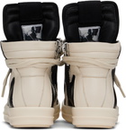Rick Owens Kids Black Porterville Geobaskets Sneakers