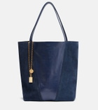Chloé Chloé Spin leather and suede tote bag