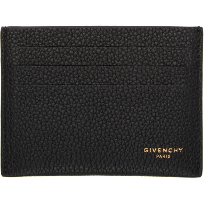 Photo: Givenchy Black Leather Card Holder