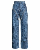 Mugler Womens Jeans in Blue