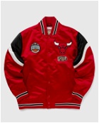 Mitchell & Ness Nba Heavyweight Satin Jacket Chicago Bulls Red - Mens - Bomber Jackets/Team Jackets