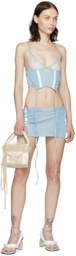 ORIENS SSENSE Exclusive Blue Neptune Miniskirt