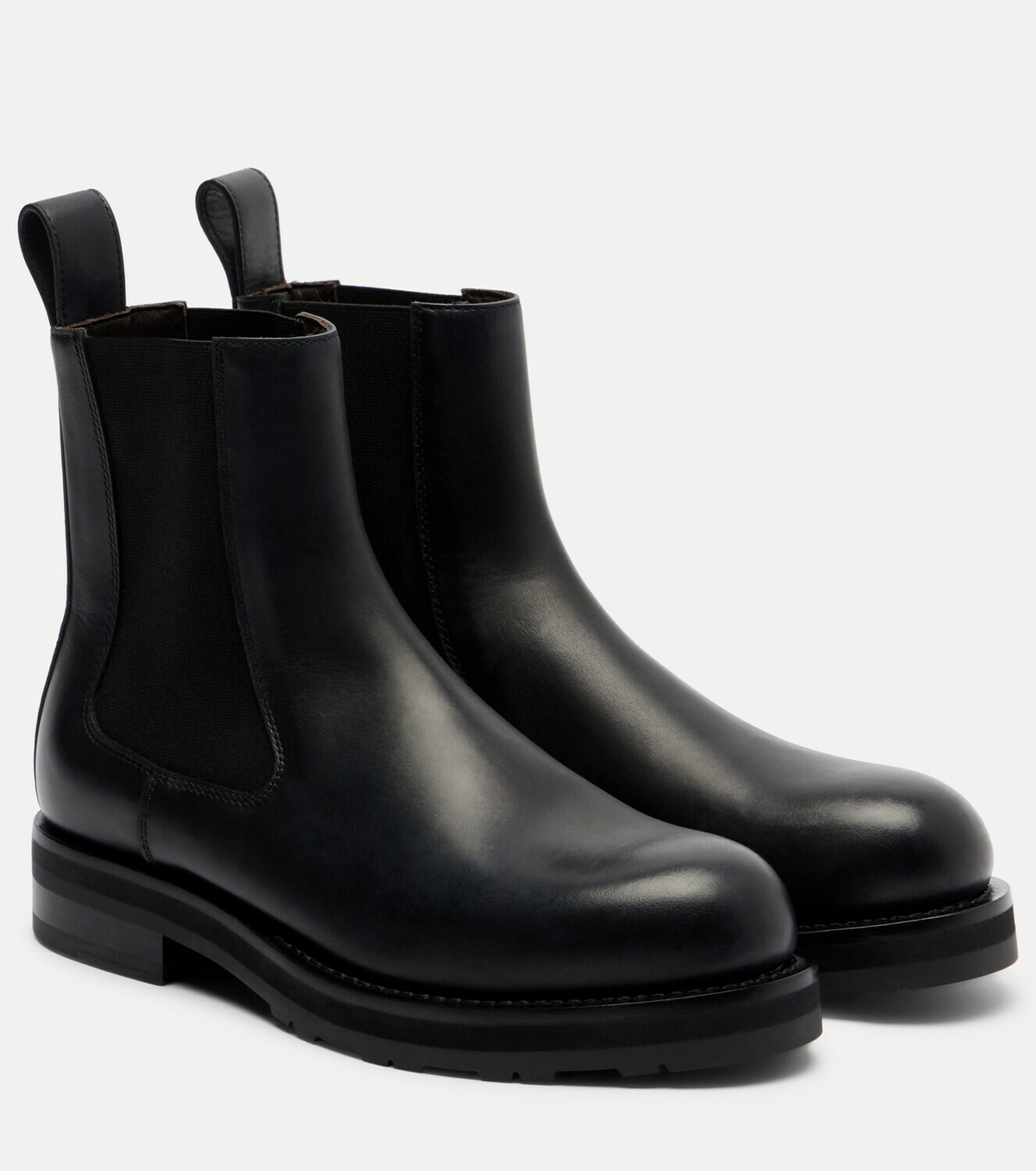 The Row Leather Chelsea boots