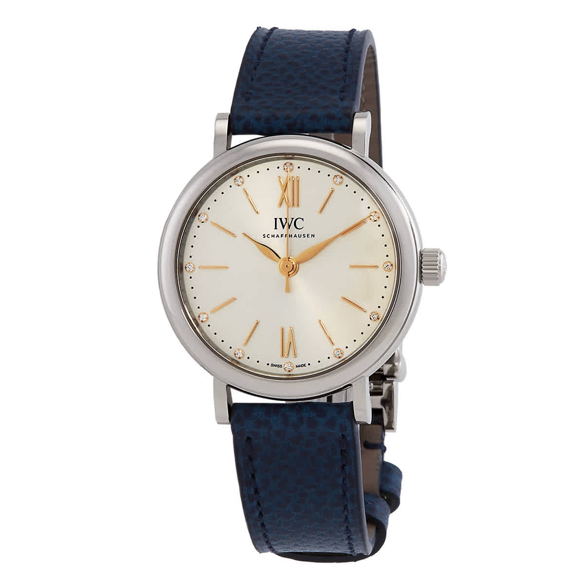 IWC Portofino Automatic Diamond Silver Dial Unisex Watch IW357411