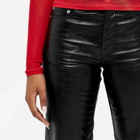 Our Legacy Women's Linear Moto Faux Leather Pants in Black