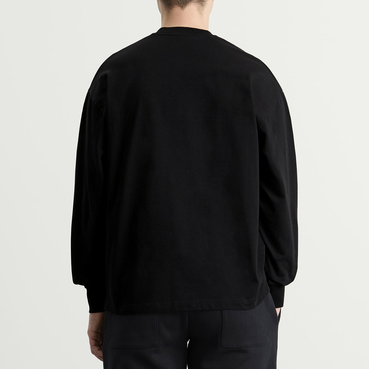 MKI Men's Uniform Long Sleeve T-Shirt in Black