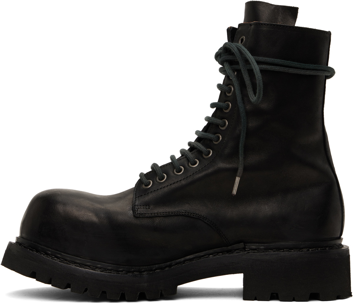 A Diciannoveventitre Black Prisma Combat Boots