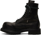 A Diciannoveventitre Black Prisma Combat Boots