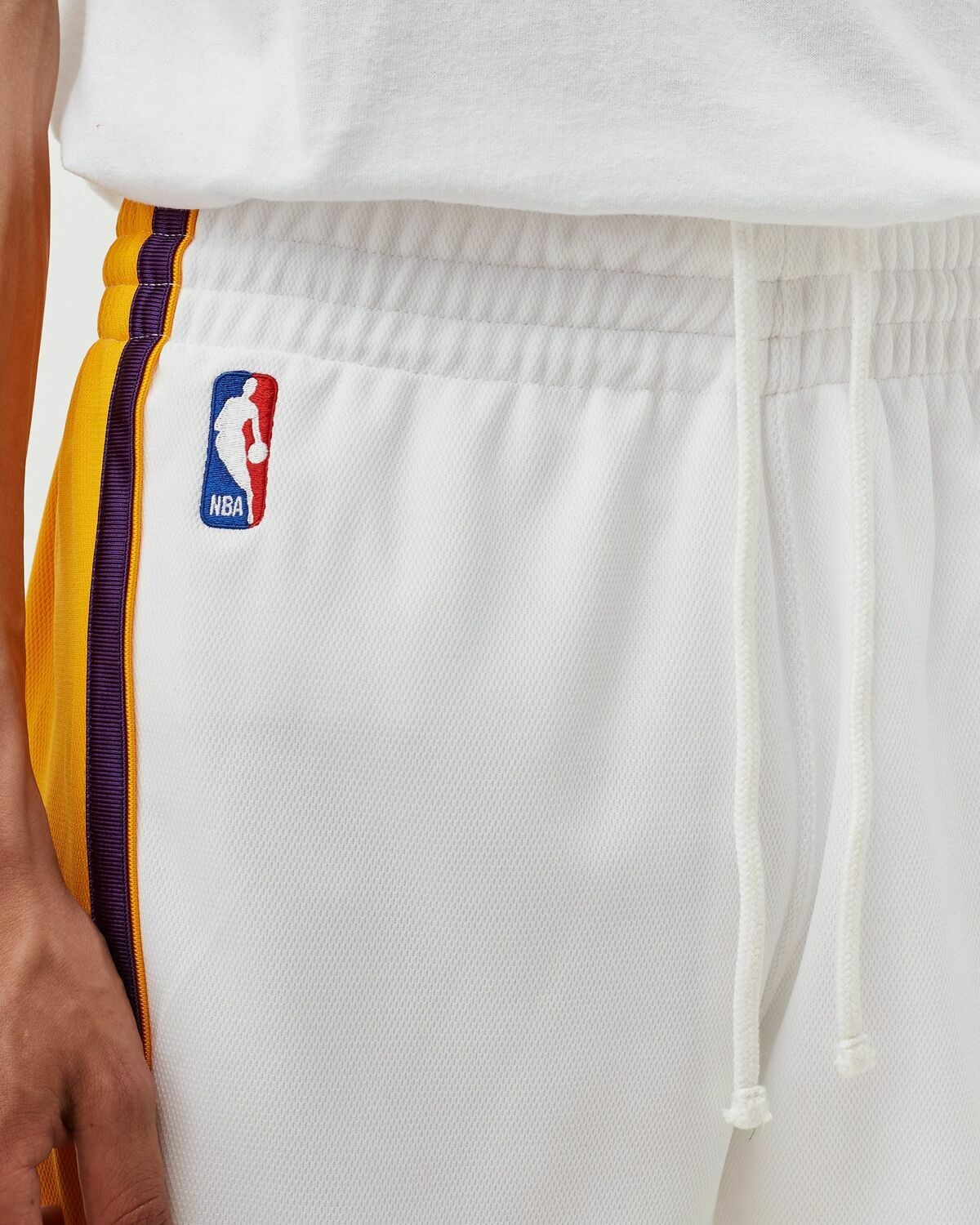 Mitchell & Ness Nba Authentic Shorts Los Angeles Lakers 2009 10 White - Mens - Sport & Team Shorts
