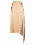 Manila Grace Womens Maxi skirt Camel