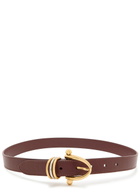 Chloe The Chloé Bracelet Leather Belt Dark Brown
