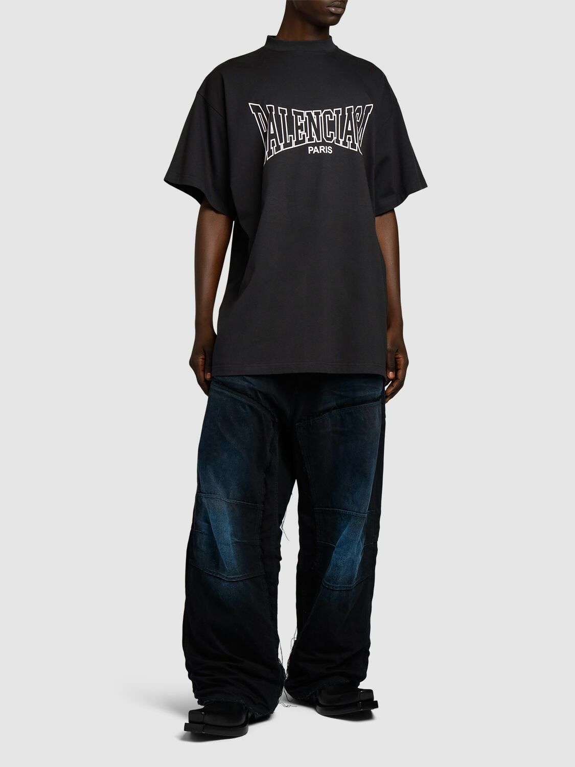 【関税・送料込】BALENCIAGA Boxing Vintage コットンTシャツ BALENCIAGA Boxing Vintage Cotton T-shirt Balenciaga